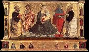 GOZZOLI, Benozzo Madonna and Child with Sts John the Baptist, Peter, Jerome, and Paul dsgh oil on canvas